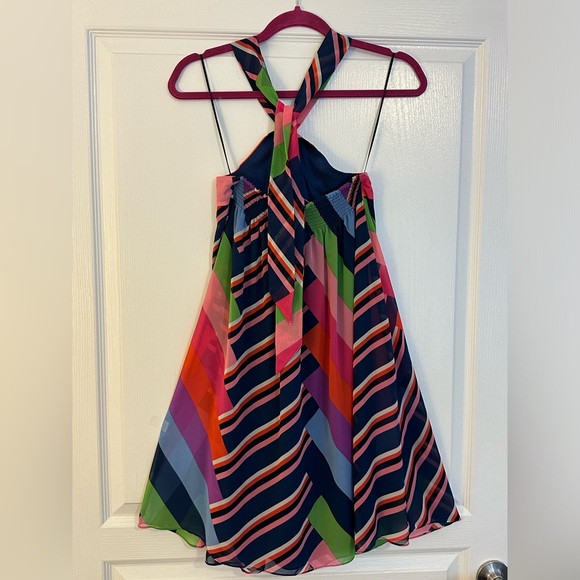 Trina Turk Racquet Club Halter Tie Dress - Picture 5 of 8